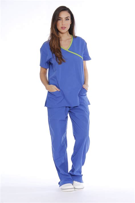 11149w Just Love Womens Scrub Sets Medical Scrubs Nursing Scrubs L Small Royal Blue