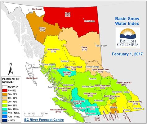 Plenty of snow in B.C. cities, but 2017 snowpack actually below average ...