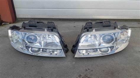 Lampy przednie reflektory przód lewa prawa Bi xenon AUDI A6 C5 LIFT