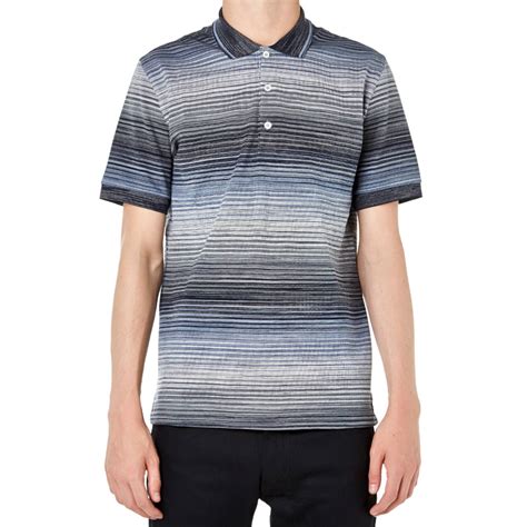 Missoni Multi Coloured Space Dyed Polo Blue Mix End Us