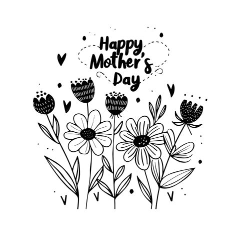 Premium Vector Happy Mothers Day Card Vector Illustration