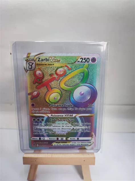 CARTE POKÉMON ZARBI Vstar 199 195 EB12 Epée Bouclier Tempête Argentée