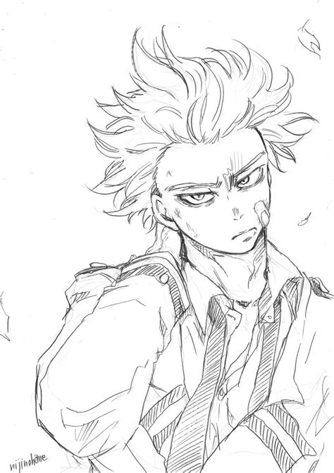 Character Hitoshi Shinsou Hero Sketches Boku No Hero Academia
