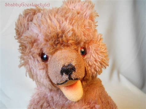 German Vintage Teddy Bear Cub Made By Hermann Teddy Named