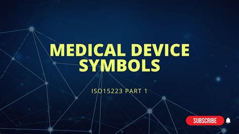 Medical Device Labelling ISO 15223 Medical Symbols YouTube