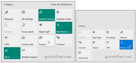 How To Manage Quick Action Buttons In Action Center On Windows 10