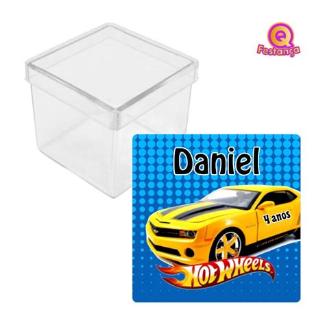 Adesivo Caixa Acrílica Hot Wheels x cm Elo Produtos Especiais