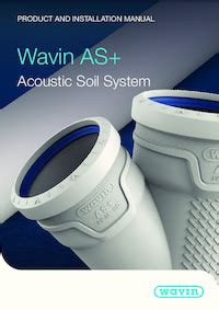 AS Acoustic Soil System Wavin ESI Building Services