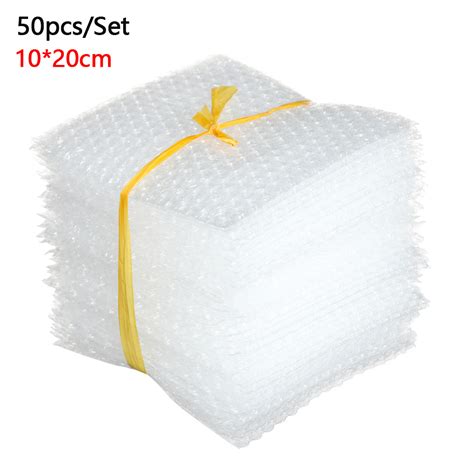 50pcs Colorful Transprent Bubble Bags Packing Wrap Grandado