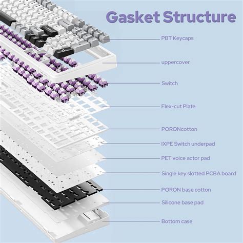 Mua X AULA F Wireless Mechanical Keyboard Hot Swappable Gasket Custom Gaming Keyboard With