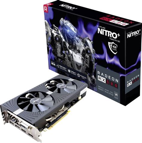 Sapphire Grafikkarte AMD Radeon RX 580 Nitro+ 4 GB GDDR5-RAM PCIe x16 ...
