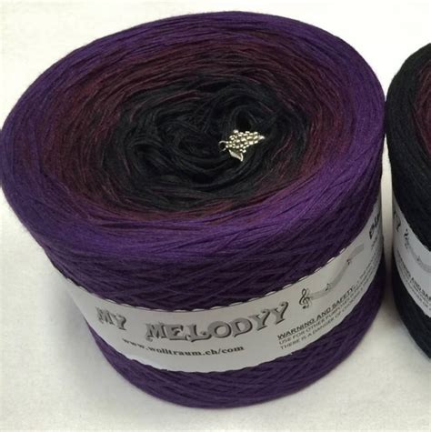 Black Magic Women Ombre Yarn Purple Cotton Yarn Purple - Etsy