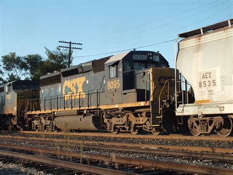 CSX 8095 10 11 2012 CSX SD 40 2 8095 796329 1 5 1980 Ex Flickr