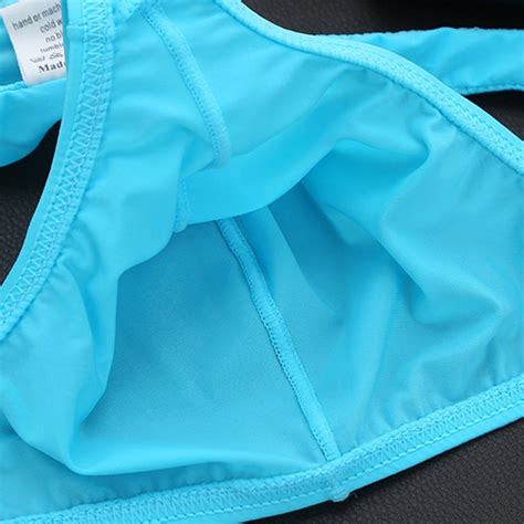 New Summer Fashion Briefs T Back Thong Underwear Bikini Low Rise Men S EBay