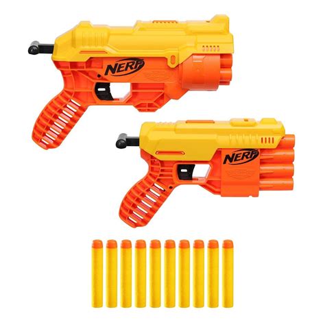 Buy Nerf Alpha Strike Fang Qs 4 And Cobra Rc 6 Blasters Multi Dart