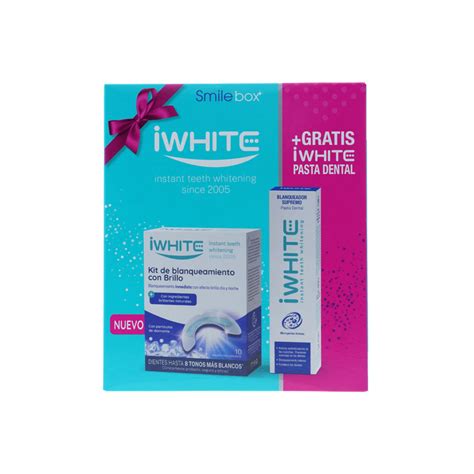 IWhite Pack Kit Blanqueamiento Brillo 10 Moldes