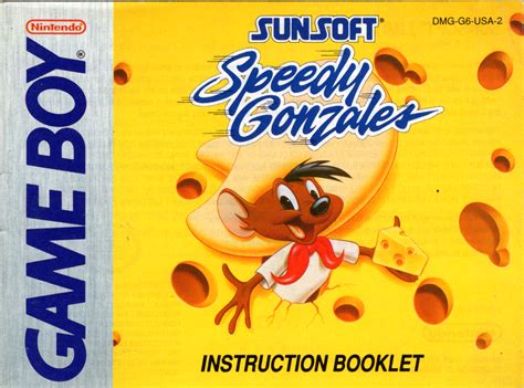 Speedy Gonzales Cover Or Packaging Material MobyGames