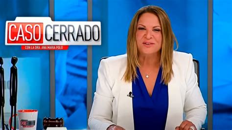 Y Caso Cerrado Doctora Polo Habla De Su Alejamiento De La TV