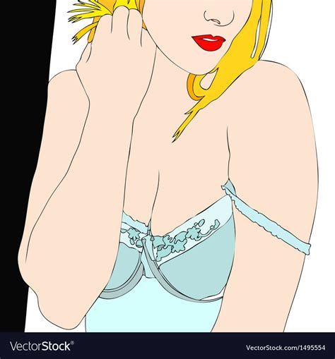Seductive Lingerie Royalty Free Vector Image Vectorstock