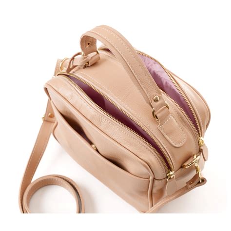 Bolsa Couro Pequena Mini Nude