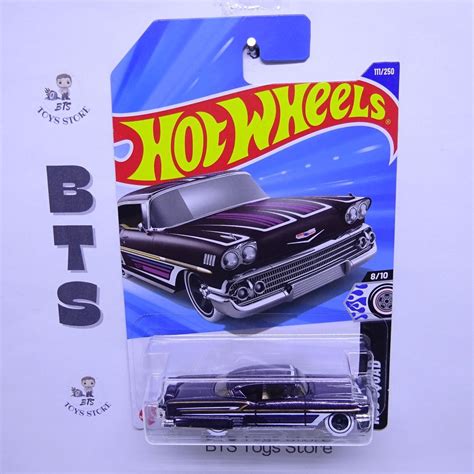 Ungu Hot Wheels Chevy Impala Dark Purple Shopee Philippines