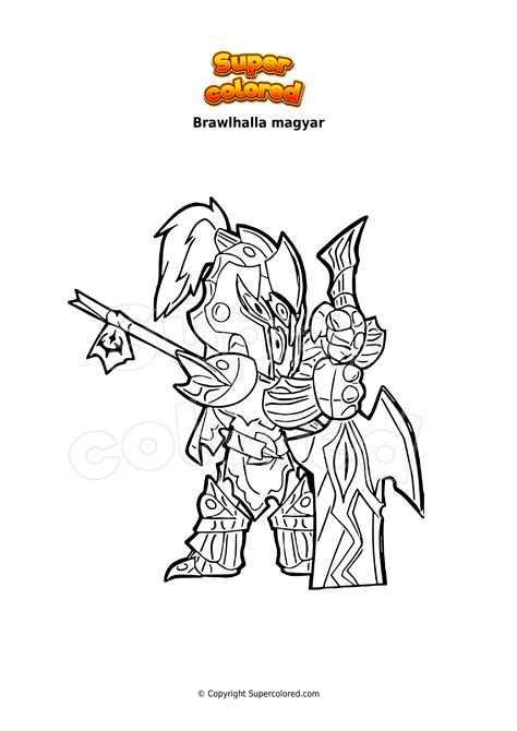 Coloring Pages Brawlhalla Supercolored