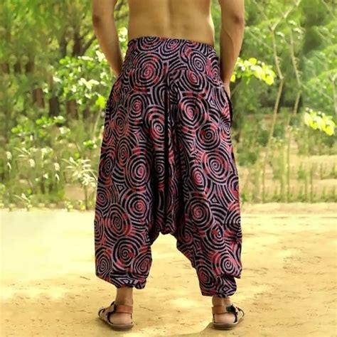 Панковские шаровары хмонг мешковатые хип-хоп мужские женские брюки ...