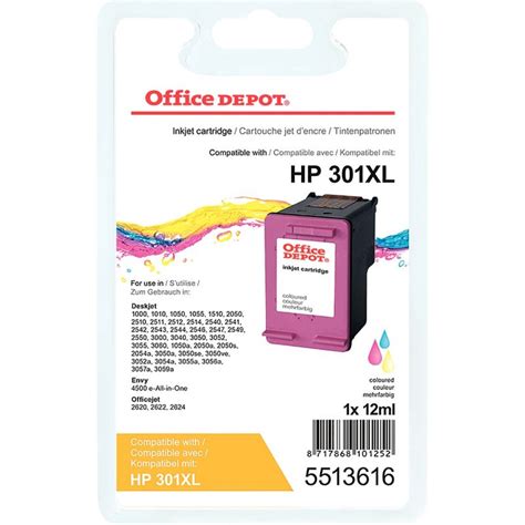 HP 301XL Cyan Magenta Jaune Cartouche Jet D Encre Compatible