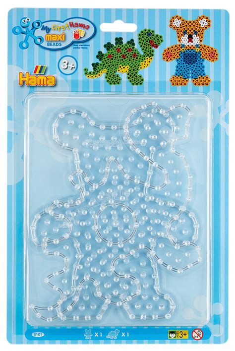 Hama Stiftplatten Teddybär Dinosaurier im Blister internetstore