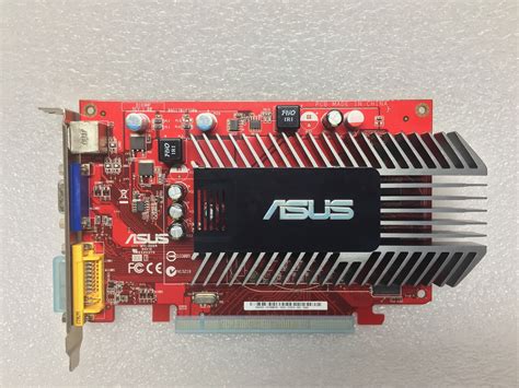 Asus Radeon Hd 3450 Dvi Vga Eah3450htp512ma 512mb Video Card Gpu