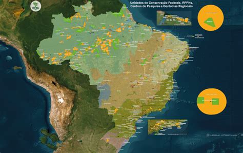 Mapa Todas As Unidades De Conserva O Federais Dispon Vel Em V Rios