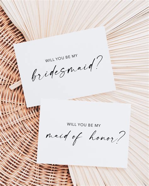 Will You Be My Bridesmaid Card Bridesmaid Proposal Etsy In Be