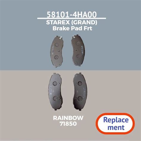 581014HA00 Brake Pad Frt for HYUNDAI Starex (Grand) [Replacement] Part ...