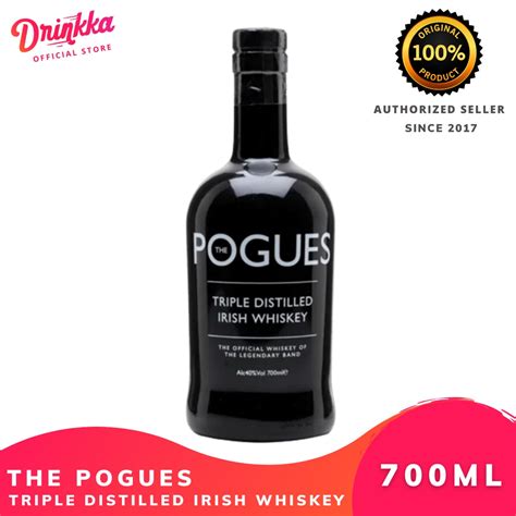 The Pogues Triple Distilled Irish Whiskey 700ml | Shopee Philippines