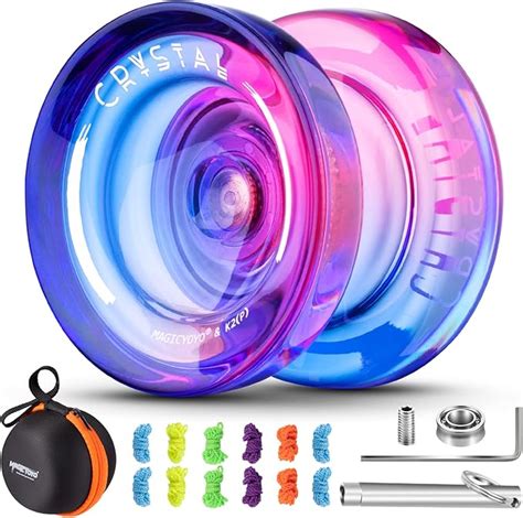 Responsive Yoyo für Kinder Yoyo K2 Kristall Rosa Lila, Dual Purpose ...