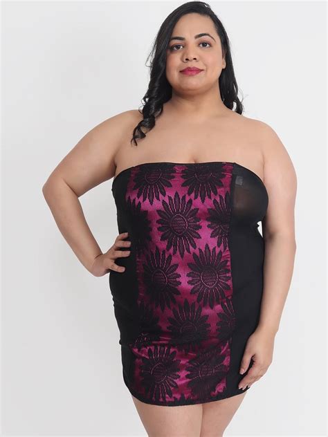 Plus Size Sexy Pink Bridal Babydoll Bikini Dress For Honeymoon Bb C At Rs Fashion