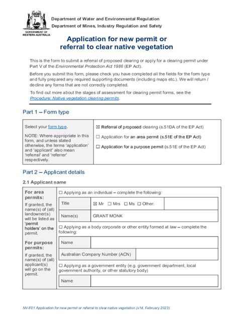 Fillable Online REF 10179 1 Application Form Excerpt Pdf Fax Email