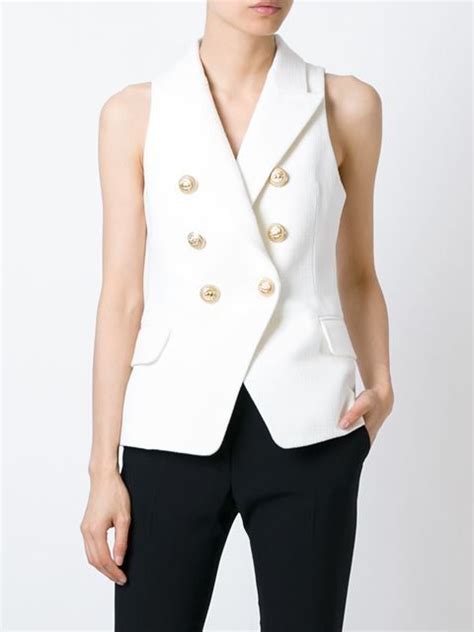 Balmain Пиджак Без Рукавов - Gallery Andorra - Farfetch.com | Модные ...
