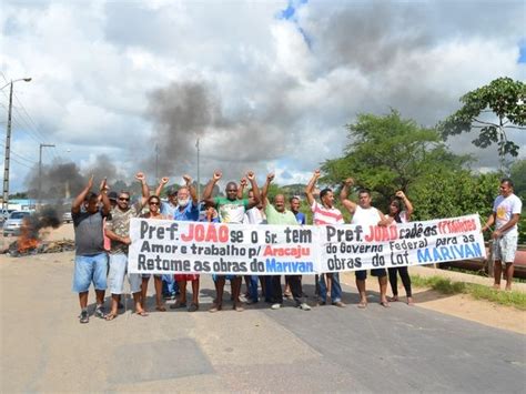 G1 Moradores Do Marivan Fecham Via Durante Protesto Em Aracaju