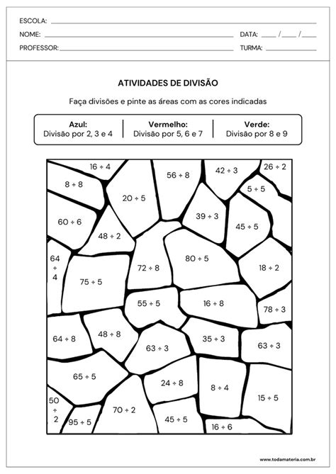 Divisão Divertida 5 Ano