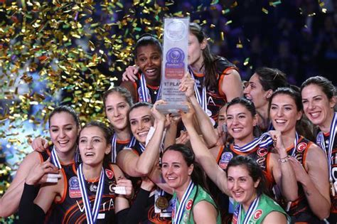 Eczac Ba Vitra Crowned Champions Of European Womens Volleyball