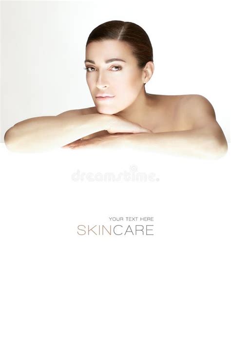 Natural Beauty Skincare And Spa Concept Beautiful Natural Woman With Nude Makeup On A Flawless