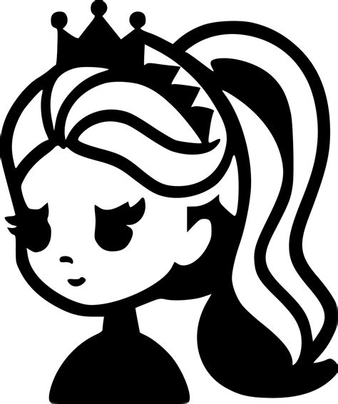 Disney Princess Clipart Black And White