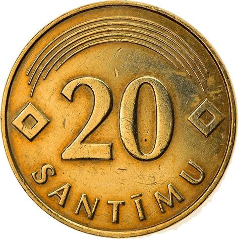 Latvian Coin Latvia 20 Santimu | 1992 - 2009 | eBay