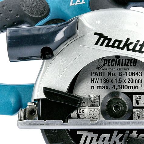 Makita Dss Z V Lxt Cordless Mm Circular Saw With Type