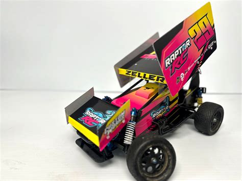 Custom Sprint Car Wrap – Raptor RC