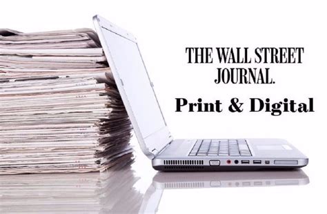 Wall Street Journal 1-Year Subscription - Print & Digital