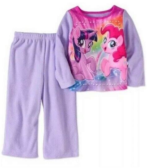 My Little Pony Pajamas Girls 4t New Ls Shirt And Pants 2 Piece Purple