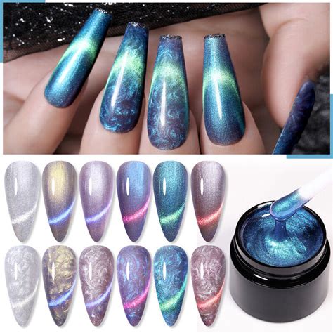 Lilycute Ml Sequins Gel Nail Polish Uv Led Magnetic Thread Gel Varnish