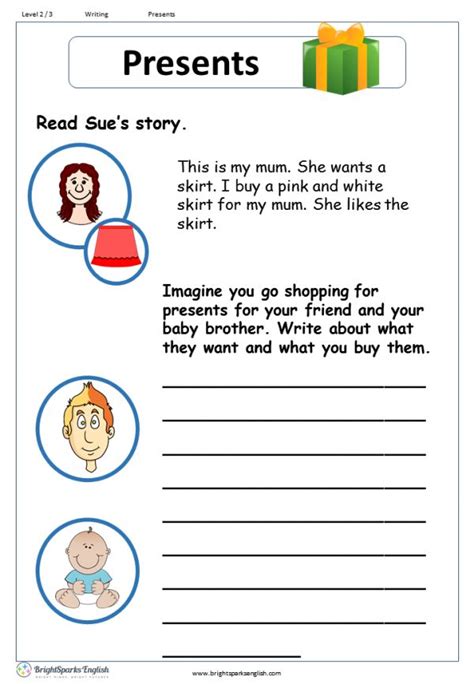 My Friend English Writing Worksheet English Treasure Trove Writing